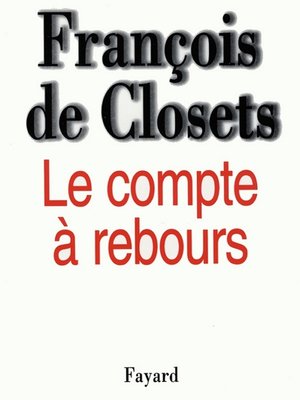 cover image of Le Compte à rebours
